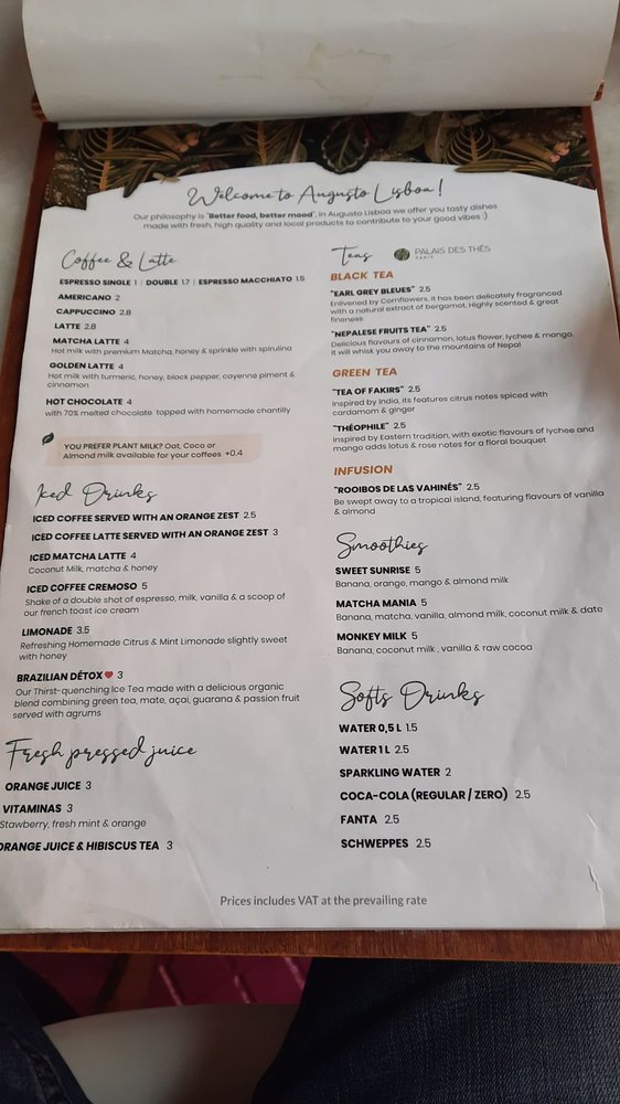 Augusto Lisboa Menu - Image 10
