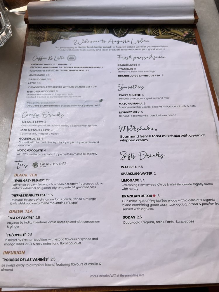 Augusto Lisboa Menu - Image 6